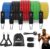 WHATAFIT Resistance Bands, Exercise Bands，Resistance Bands for Working Out, Work Out Bands with Handles for Men and Women Fitness, Strength Training Home Gym Equipment