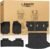 LASFIT Floor Mats & Cargo Liner for Chevy Equinox/GMC Terrain 2025-2027 | Not for Equinox EV, All Weather TPE Custom Fit Full Set, Easy to Wash, Durable Black Floor Liners with Backrest Mat