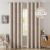 MIULEE 100% Blackout Linen Textured Curtains for Bedroom Solid Thermal Insulated Natural Beige Grommet Room Darkening Curtains & Drapes Luxury Decor for Living Room Nursery 52 x 84 Inch (2 Panels)