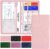 Valardoh Premium Car Registration and Insurance Card Holder, Car Document Holder for Cards, Driver License & other Essential Documents (Pink)