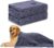 Microfiber Dog Towels for Drying Dogs,40” X 23.6”, Super Absorbent and Soft Pet Grooming Towel, Perfect Shower & Bath Supplies for Dogs(2-Pack Grey)