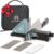 PATENTED ORIGINAL ADJUSTABLE ROLLING KNIFE SHARPENER KIT: Adjustable Height, 10° to 40° for 30 Angle Options, Removeable Diamond Plates with Travel Case – Kitchen Knife Sharpener
