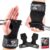 COFOF Weight Lifting Wrist Strap, Double Layer Leather Wrist Strap for Deadlift and Powerlifting, Adjustable Neoprene Padded Gym Workout Lifting Hooks (Pair)
