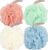 Fu Store Loofah Sponge 60g Shower Loofahs 4 Colors Bath Sponges Mesh Balls for Body Scrubber Exfoliator Wash Back Scrubber Bathroom Men Women – 4 Pack Scrubbers Cleaning Bathing Accessories