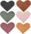 Leather Heart Bookmarks, Wayzton Corner Page Book Accessories for Women, Kids, Cute Handmade Reading Gifts
