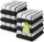 Utopia Towels – Kitchen Towels 12 Pack, 15 x 25 Inches, 100% Ring Spun Cotton Super Soft and Absorbent Linen Dish, Tea and Bar Towels Set, Black